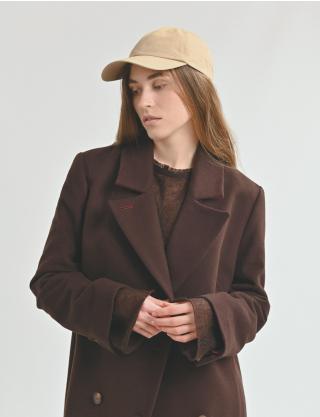 Картинка Пальто темно-коричневе